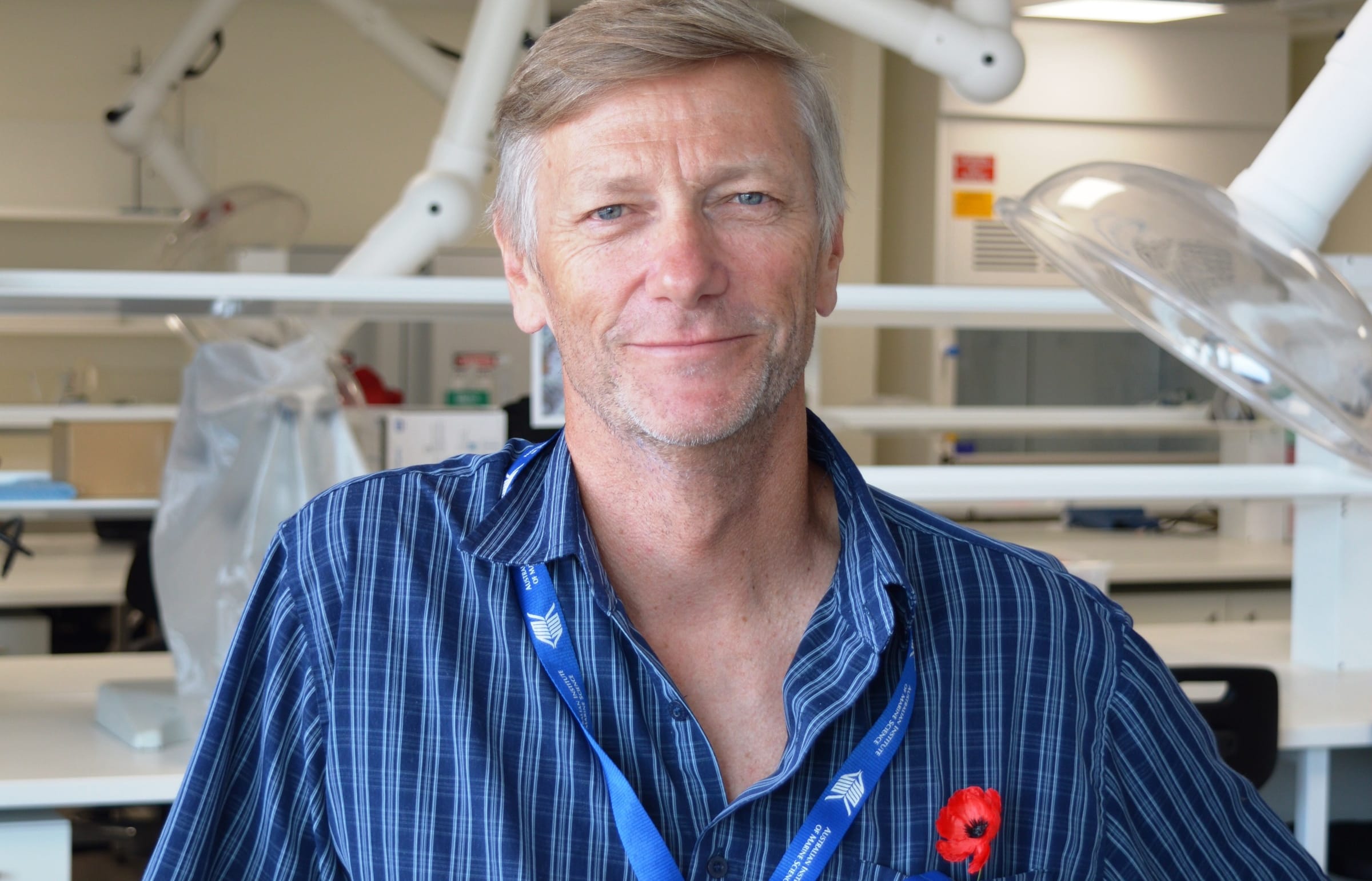 Dr Mark Meekan from the Australian Institute of Marine Science