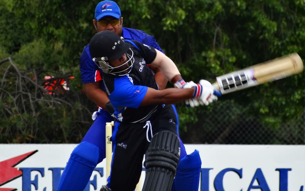 Fiji defeated neighbours Samoa by three wickets.