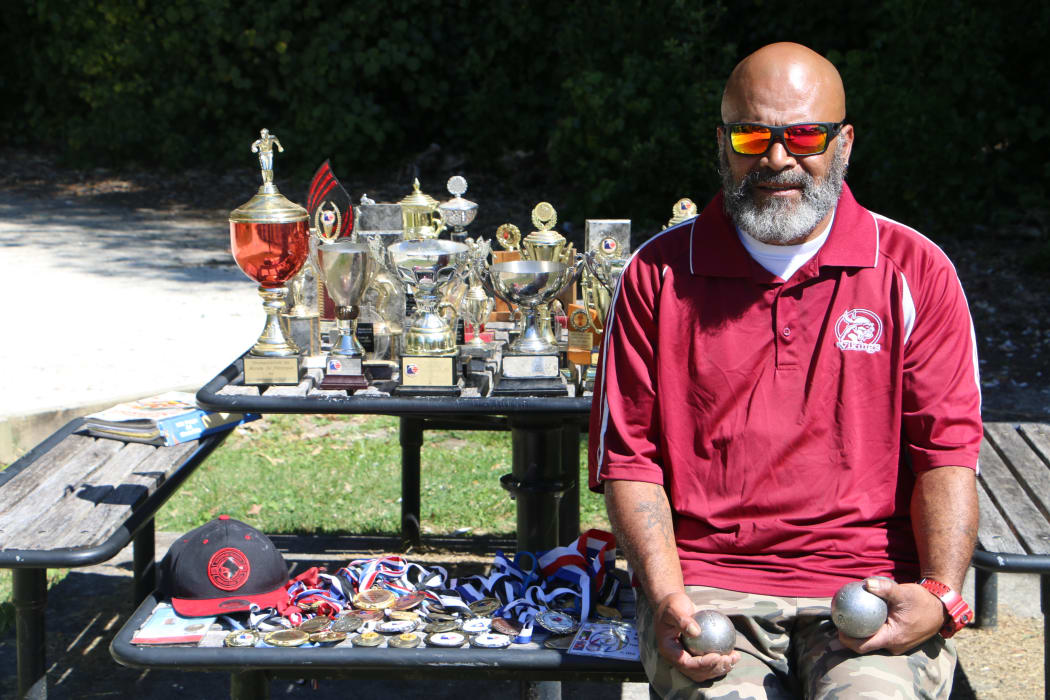 Georgio Vaka'uta is known as the Jonah Lomu of Petanque.