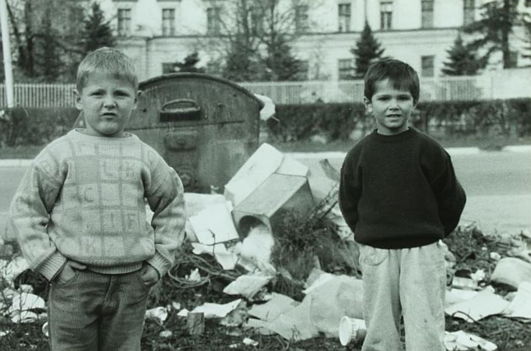 Young boys in Sarajevo