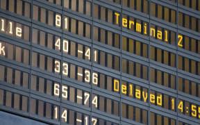 An airport departures' board (stock image)