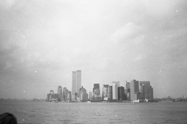 Manhattan's skyline captured in 1994.