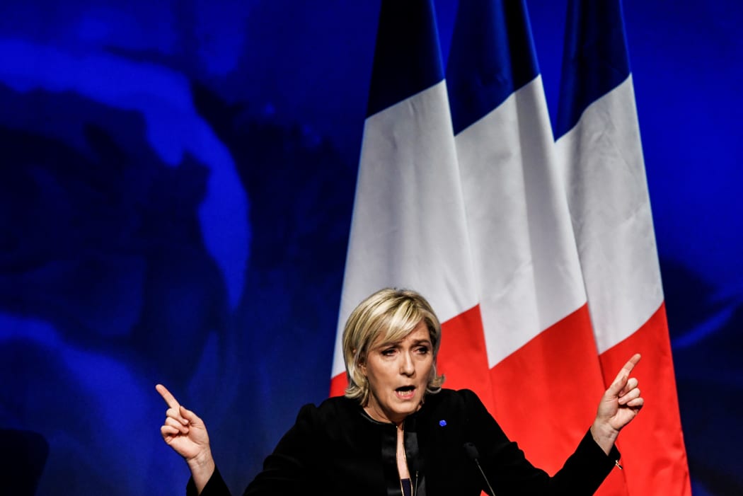 French far-right presidential candidate Marine Le Pen.
