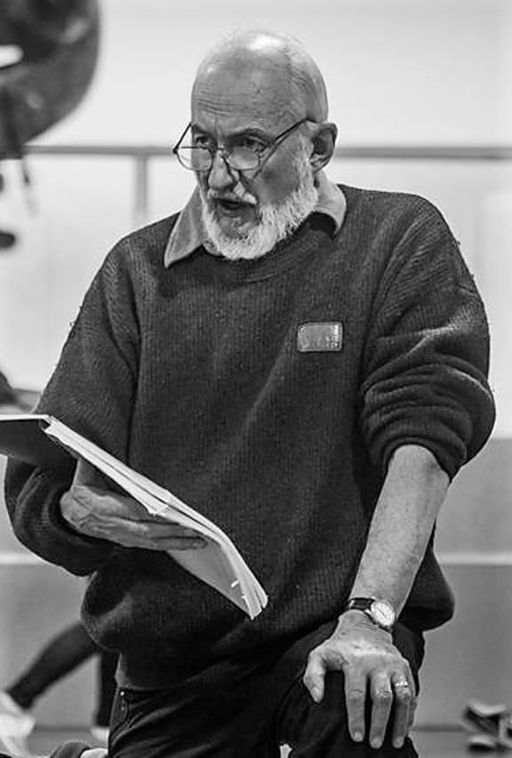 Roger Wilson in rehearsal