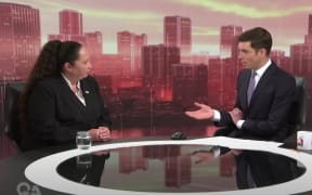 Jack Tame interviews associate justice minister Nicole McKee on TVNZ's Q&A