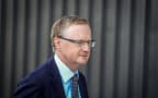 Philip Lowe, Governor of the Reserve Bank of Australia, arrives for the Meeting of the Council of Australian Governments (COAG) at Parramatta Stadium in western Sydney on March 13, 2020.