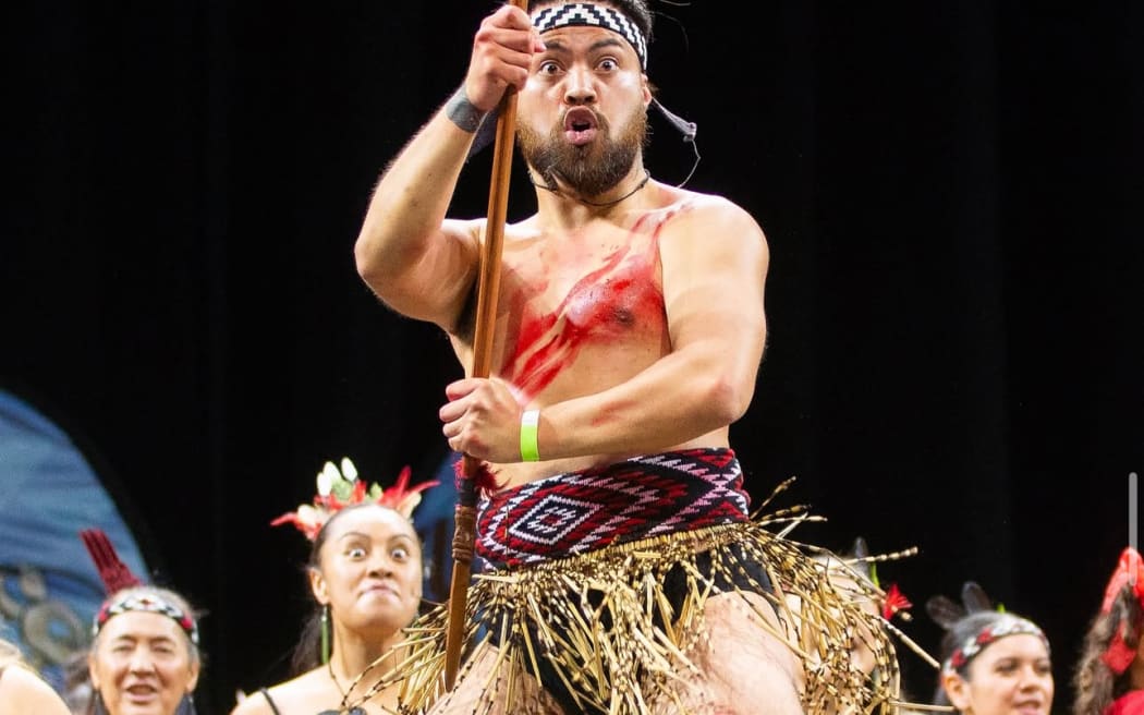 Kaihaka from Te Rōpū Manutaki at Tāmaki Hakangāhau 2025.