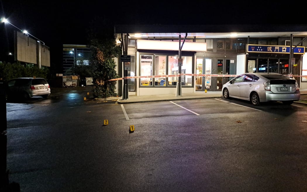 Police said an attacker went into several businesses on Corinthian Drive in Albany at about 9pm on 19 June and hit customers with a weapon.