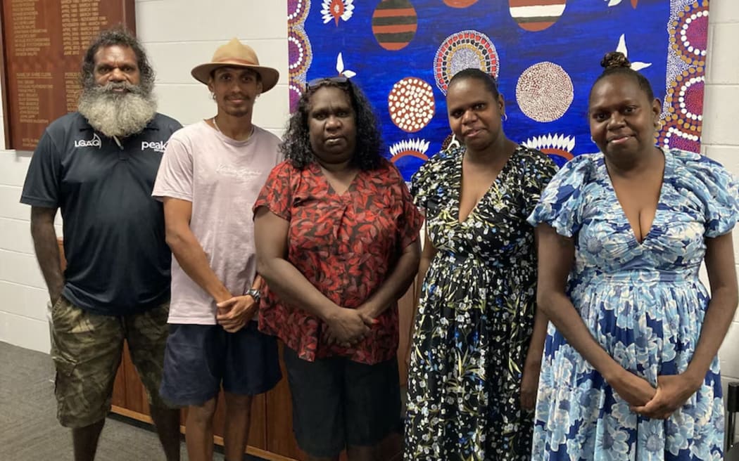 Eloise and Leona Yunkaporta (pictured at right) say the community was shocked to learn old videos of Eric were being used as a prank. (Supplied: Aurukun Shire Council)