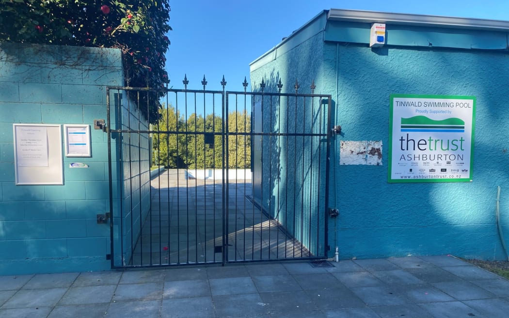 The gates of the Tinwald Pool will remained locked this summer as leaks, a failing plant, and staffing issues make it a drain on rates.