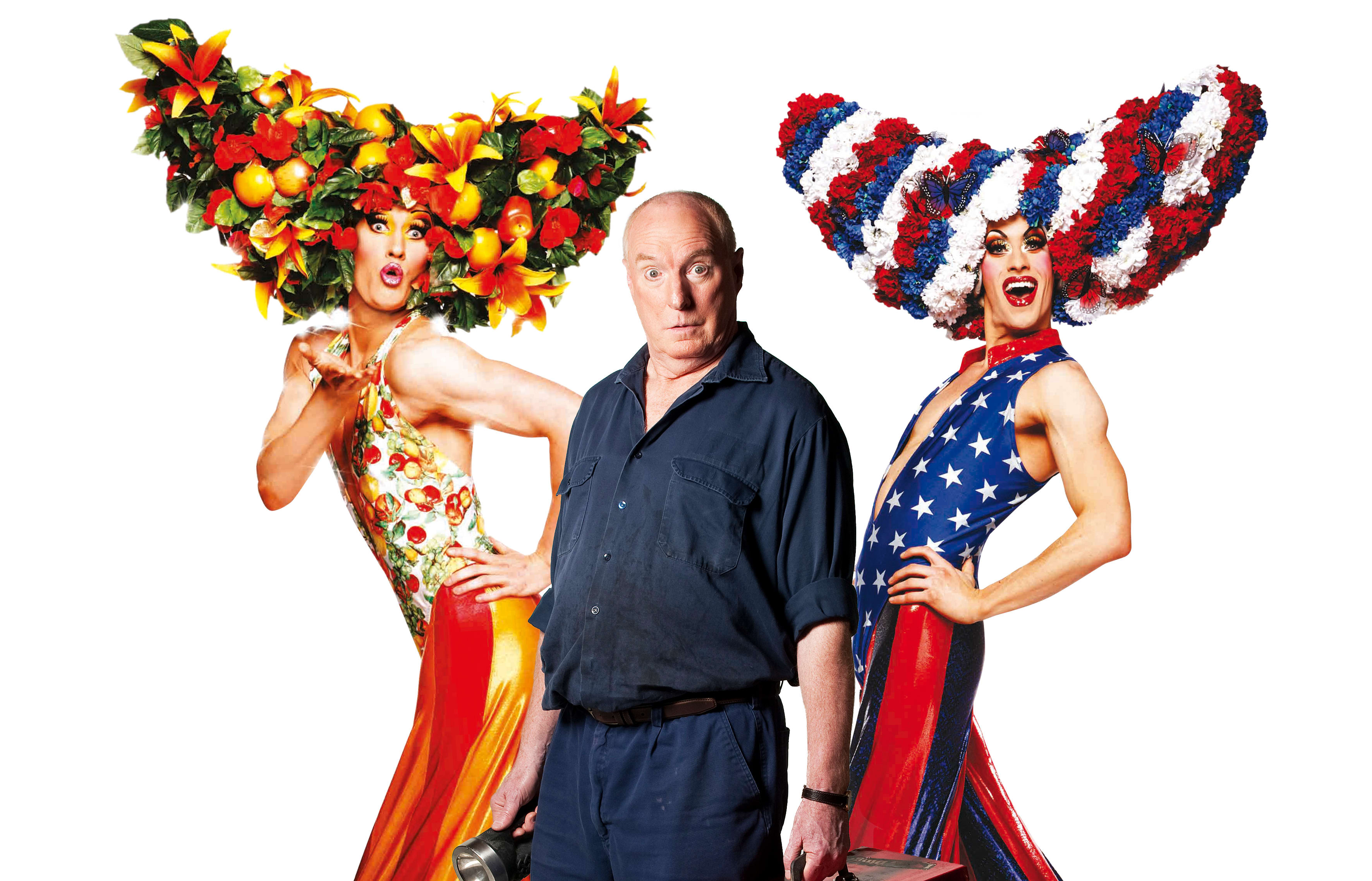 Ray Meagher playing Bob the mechanic in Priscilla Queen of the Desert