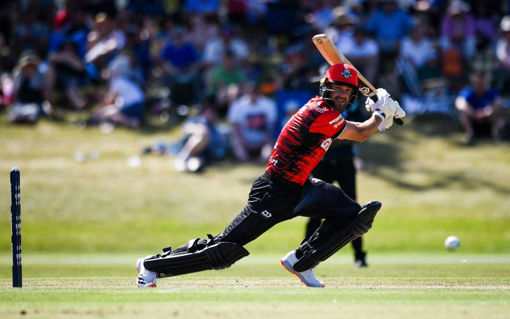 Canterbury batsman Chad Bowes.