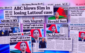 The ABC's Media Watch show's montage of damaging headlines reflecting the damaging outcome of Antoinette Lattouf's Federal Court case.