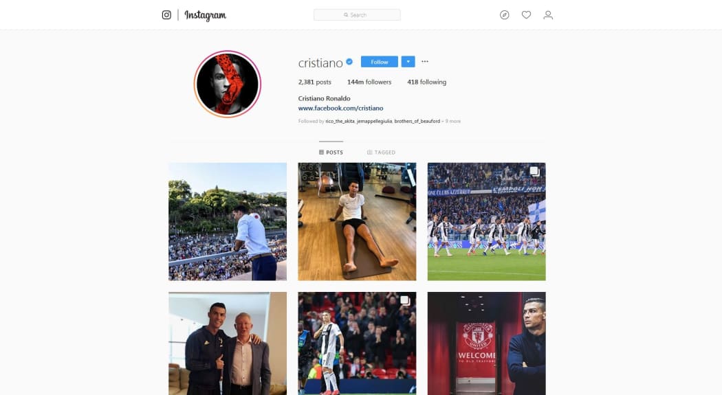 Cristiano Ronaldo Instagram