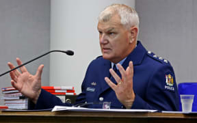 Inspector Ross Grantham is sworn in at the Lundy trial