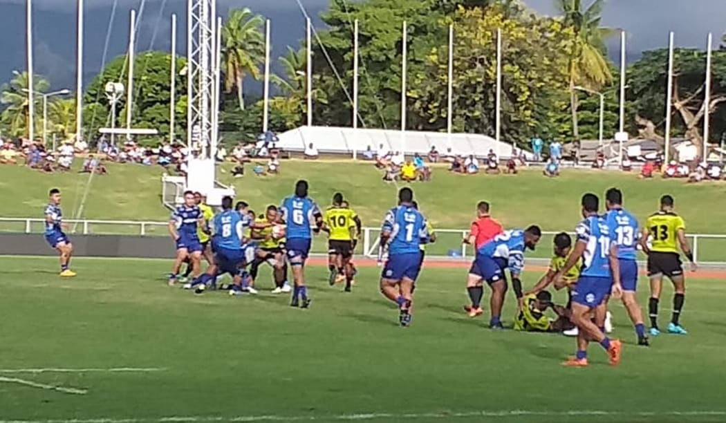 The Fijian Latui pipped Kagifa Samoa in their Rapid Rugby opener.