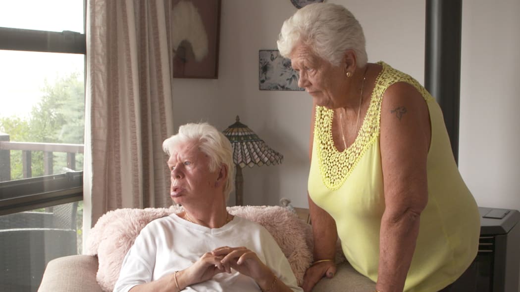 Diane Moody, 76, cares for her son Shane Chamberlain full-time