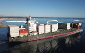 The MSC Resilient III in Adelaide,