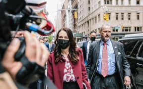 Prime Minister Jacinda Ardern in New York at the start of her US trade mission.