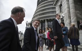 Bill English announced as the new Prime Minister of New Zealand, Paula Bennett as Deputy Prime Minister.