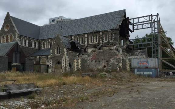 The Cathedral with scaffolding