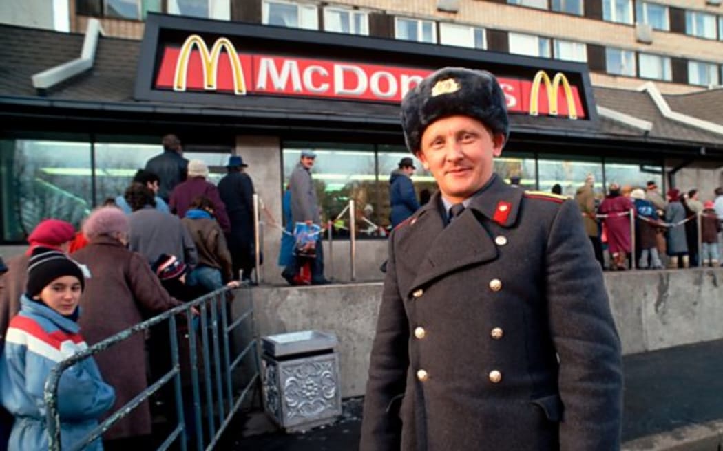 McDonald's opening in Russia