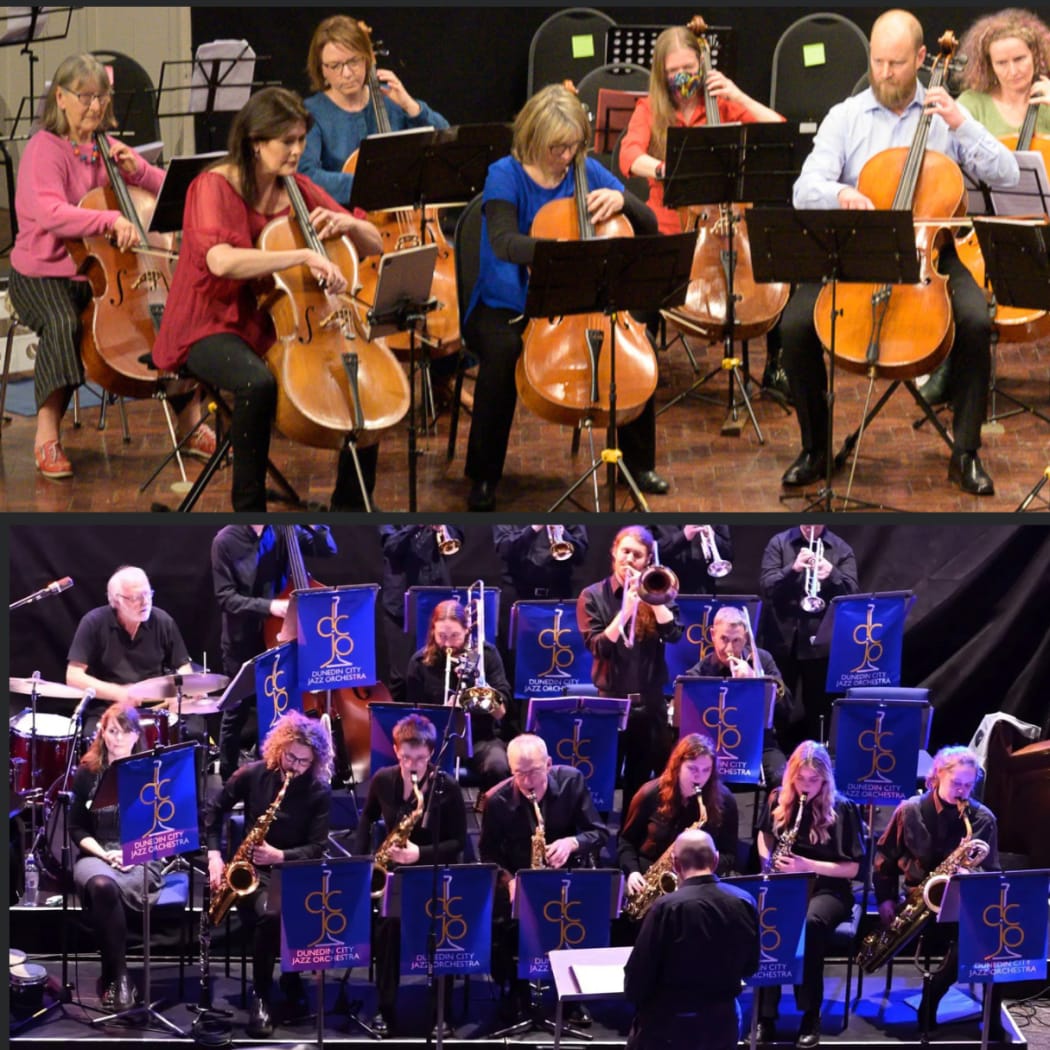 Cellists of Otago, and Dunedin City Jazz Orchestra