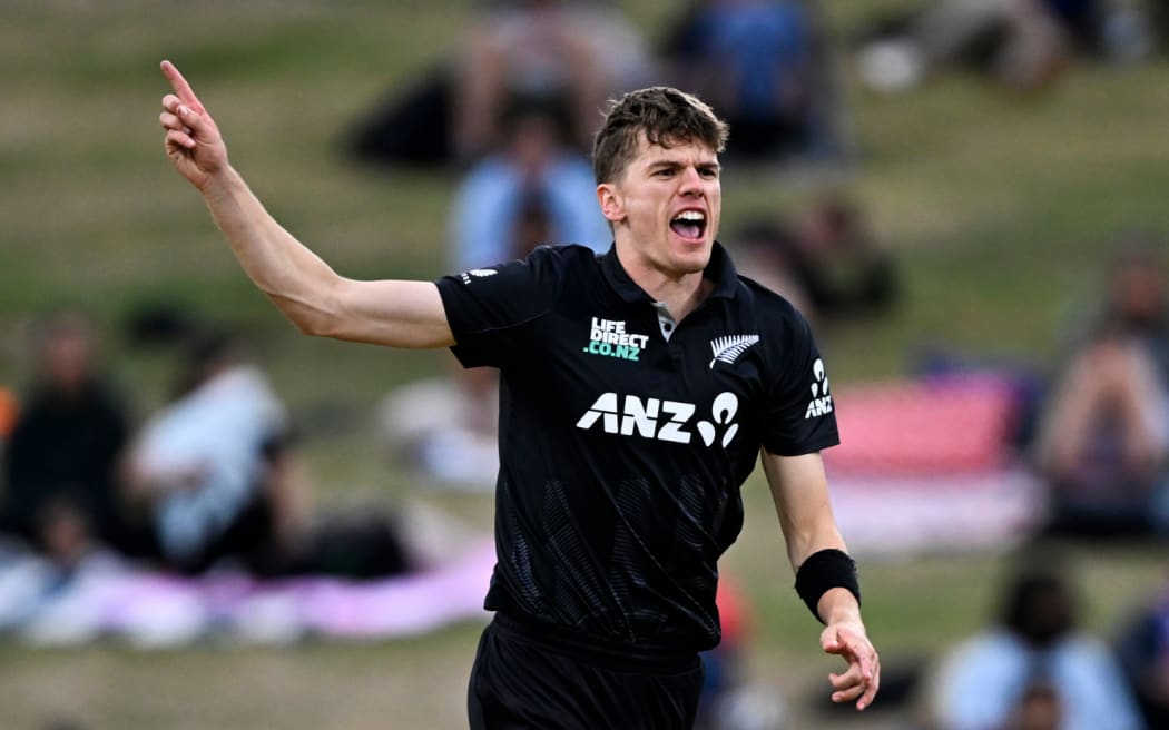 Black Caps bowler Ben Sears.