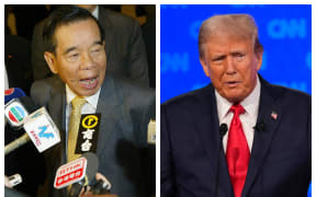 Cheng Yu Tung and Donald Trump.