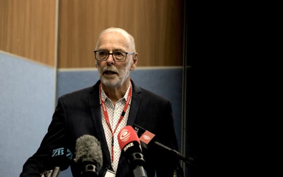 Auckland mayor Wayne Brown speaks about the city's budget.
