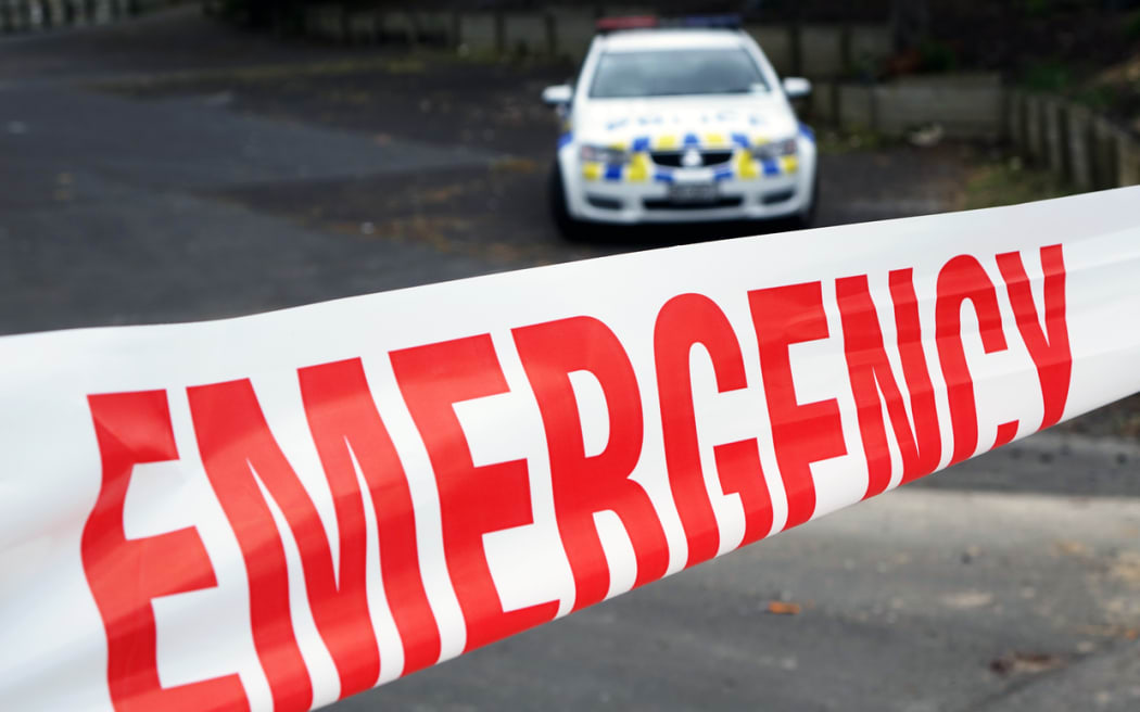 A police cordon.