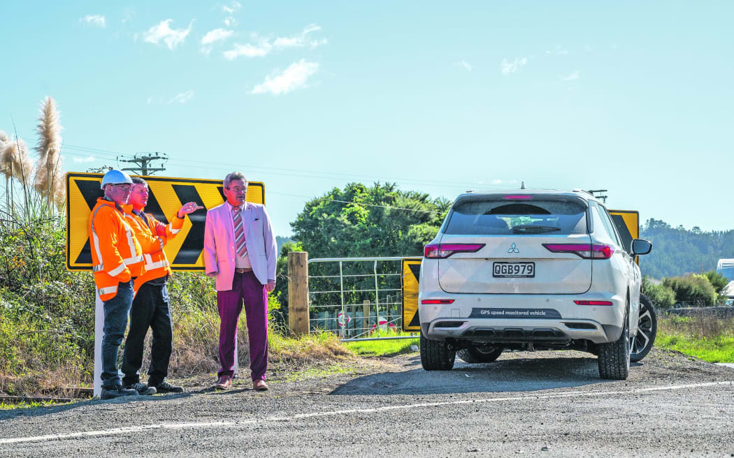 Andrew Iles speaks with Waka Kotahi, New Zealand Transport Agency’s Eastern Bay senior network manager Andreas Senger and regional safety officer Adam Francis about the need for improved safety at Pekatahi Bridge.