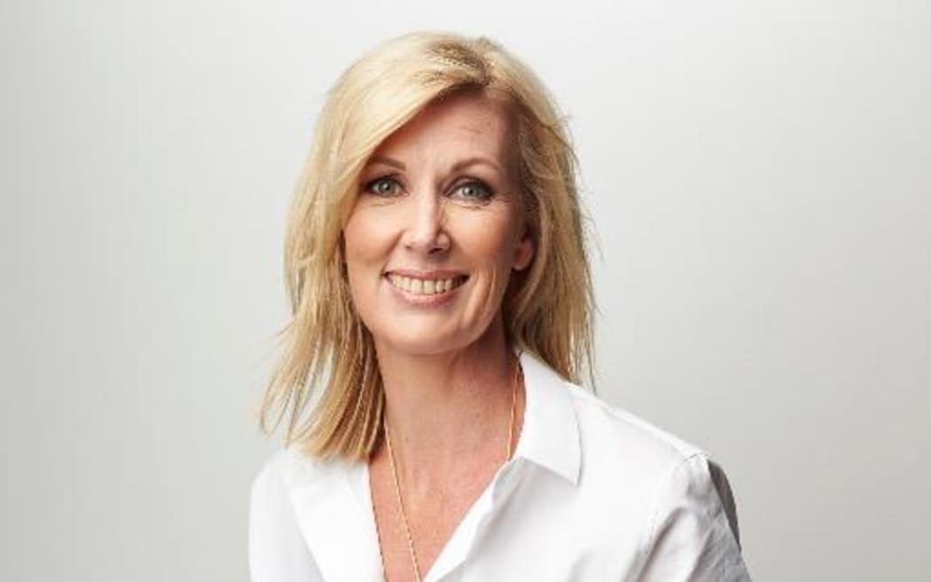 A portrait of broadcaster Rachel Smalley