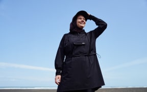 WOMMO designer Veronika Edali says she found there was a lack of modest activewear for women to be able to fully enjoy swimming in New Zealand.