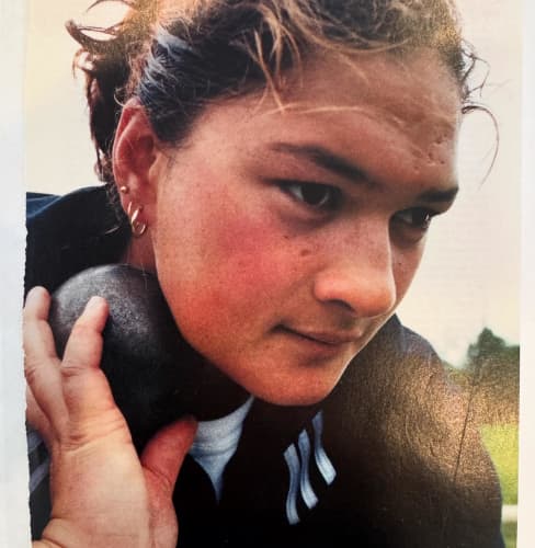 Valerie Adams at 15.