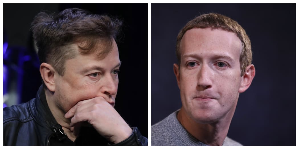 Elon Musk and Mark Zuckerberg.