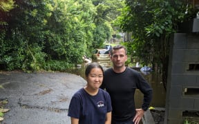 Epsom resident Erena Tanabe with local MP David Seymour