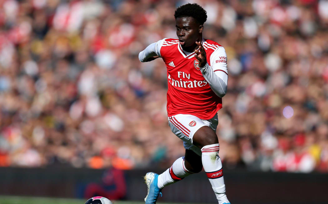 Bukayo Saka of Arsenal