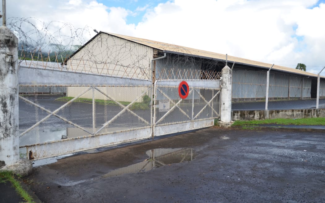 Old French military facility in Tahiti