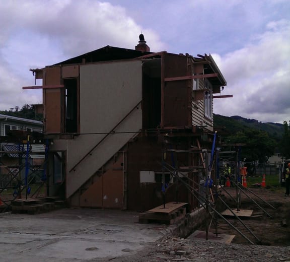 Testing was carried out on this building.