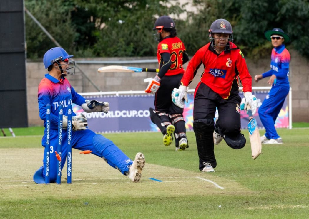 The PNG Lewas found runs hard to come by against Thailand.