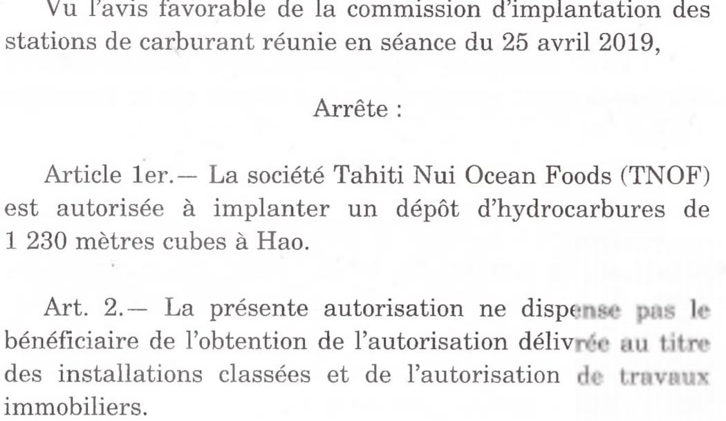 Official Journal of French Polynesia where all government business has to be recorded