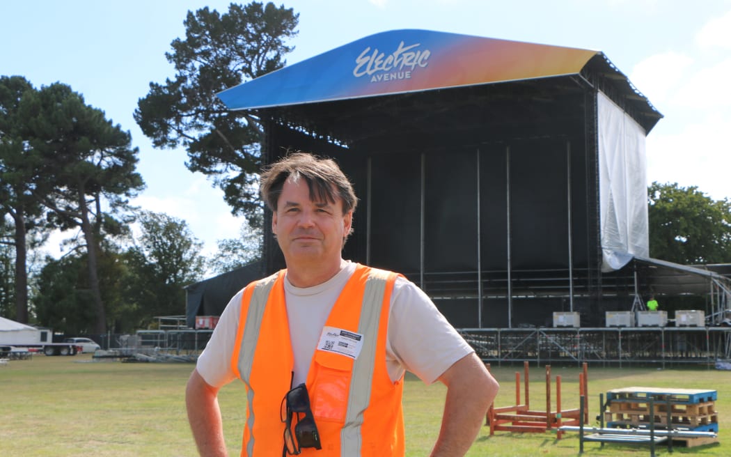 Electric Avenue organiser Callam Mitchell