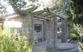 The Ballantynes memorial rose garden.