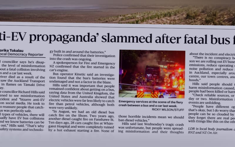 Mediawatch: Angst over EVs blows up in headlines | RNZ