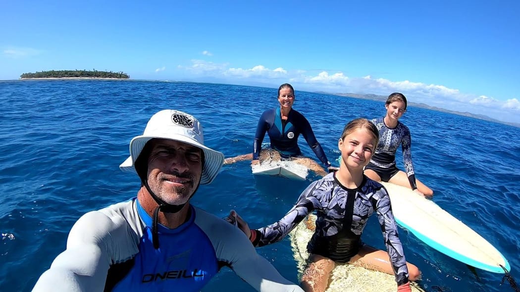 The Cooper family from Santa Cruz in California.