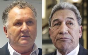 Shane Jones (left) and Winston Peters appear to be at odds over whether Māori seats should be voted on in a referendum.