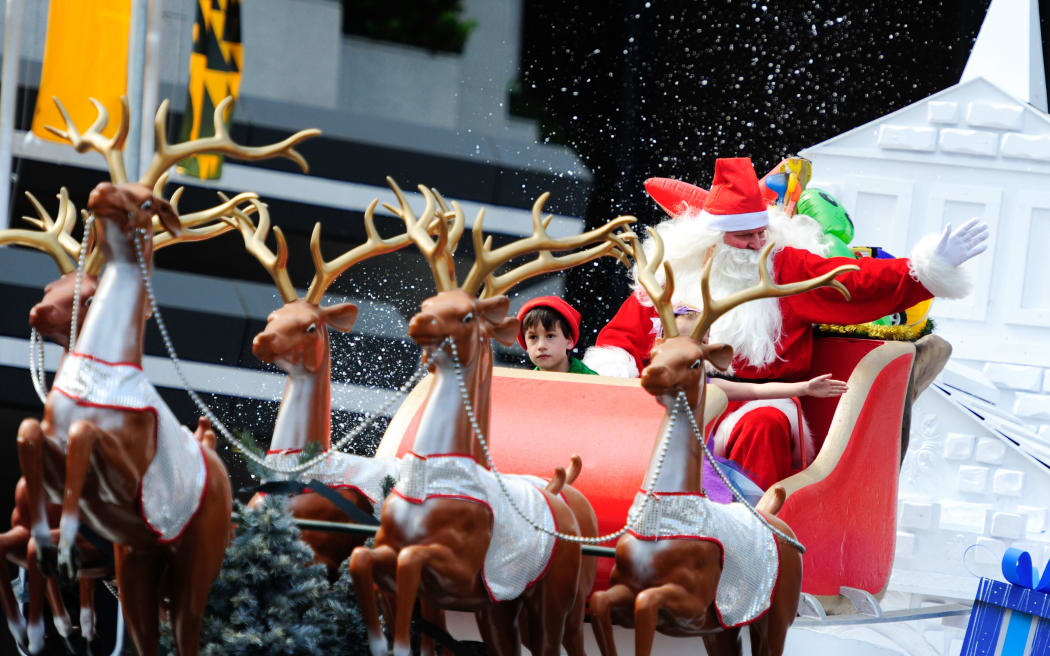 Auckland's christmas parade.