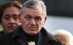 060814. Photo Diego Opatowski / RNZ. Maori King Tuheitia Paki at the Ranana marae in Whanganui.