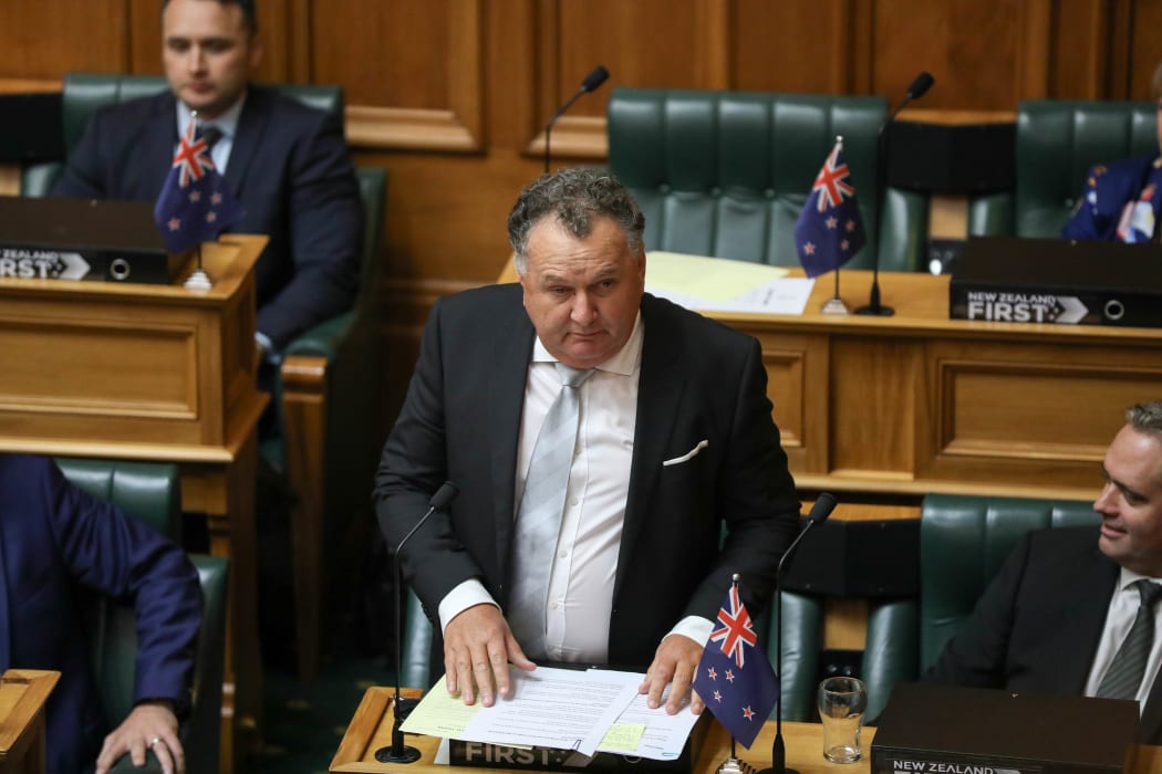 NZ First MP Shane Jones 21 Feb 2018